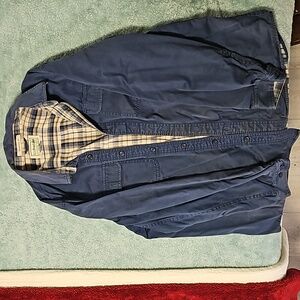 LLBean Men's Lightweight Flannel Work Jacket